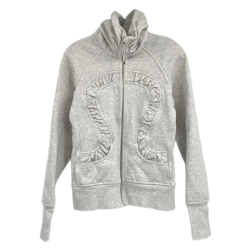lululemon athletica Gray Zip-Up Hoodie